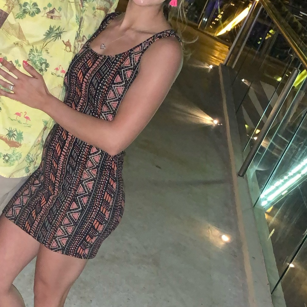 Tribal mini dress
